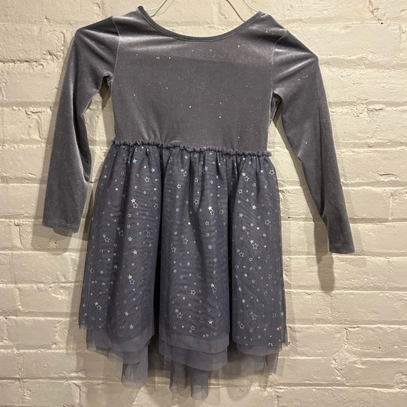 Cat & Jack Other - Cat & Jack Grey Dress with Sparkle Tool